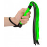 Ouch! Glow Martinet phosphorescent Glow Flog 50cm